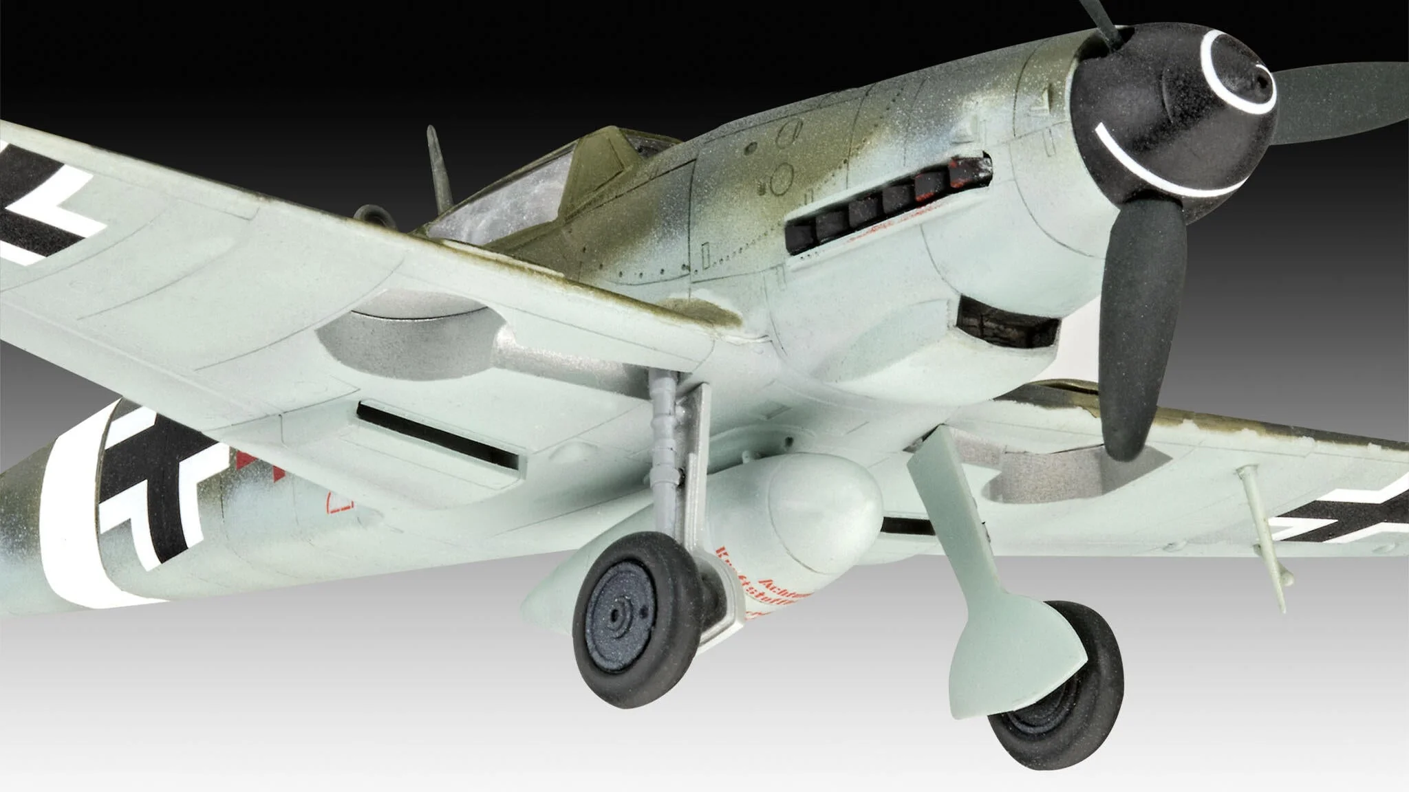 03710 Combat Set Messerschmitt Bf109G-10 & Spitfire Mk.V Model Kit - Image 5