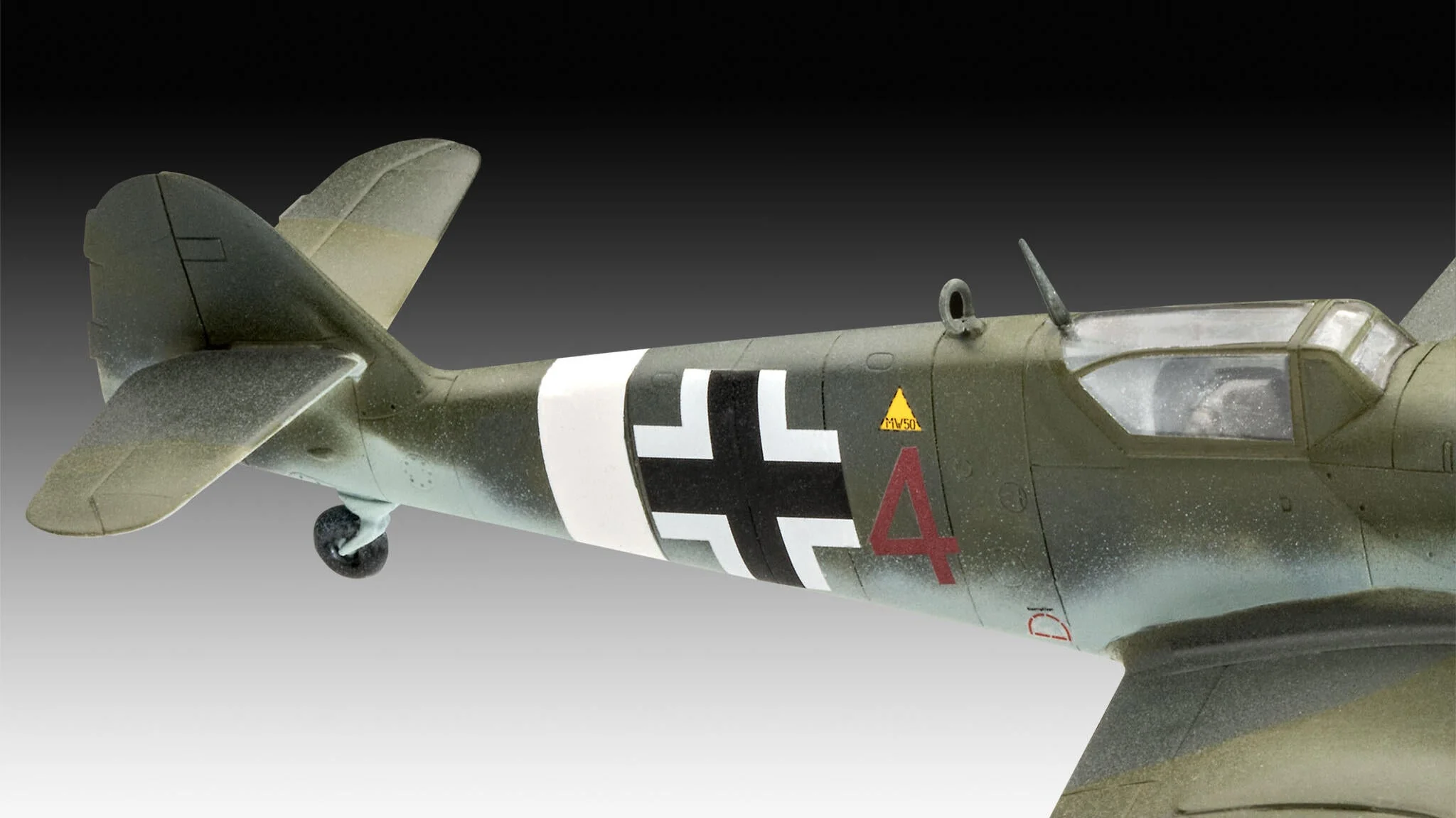 03710 Combat Set Messerschmitt Bf109G-10 & Spitfire Mk.V Model Kit - Image 6