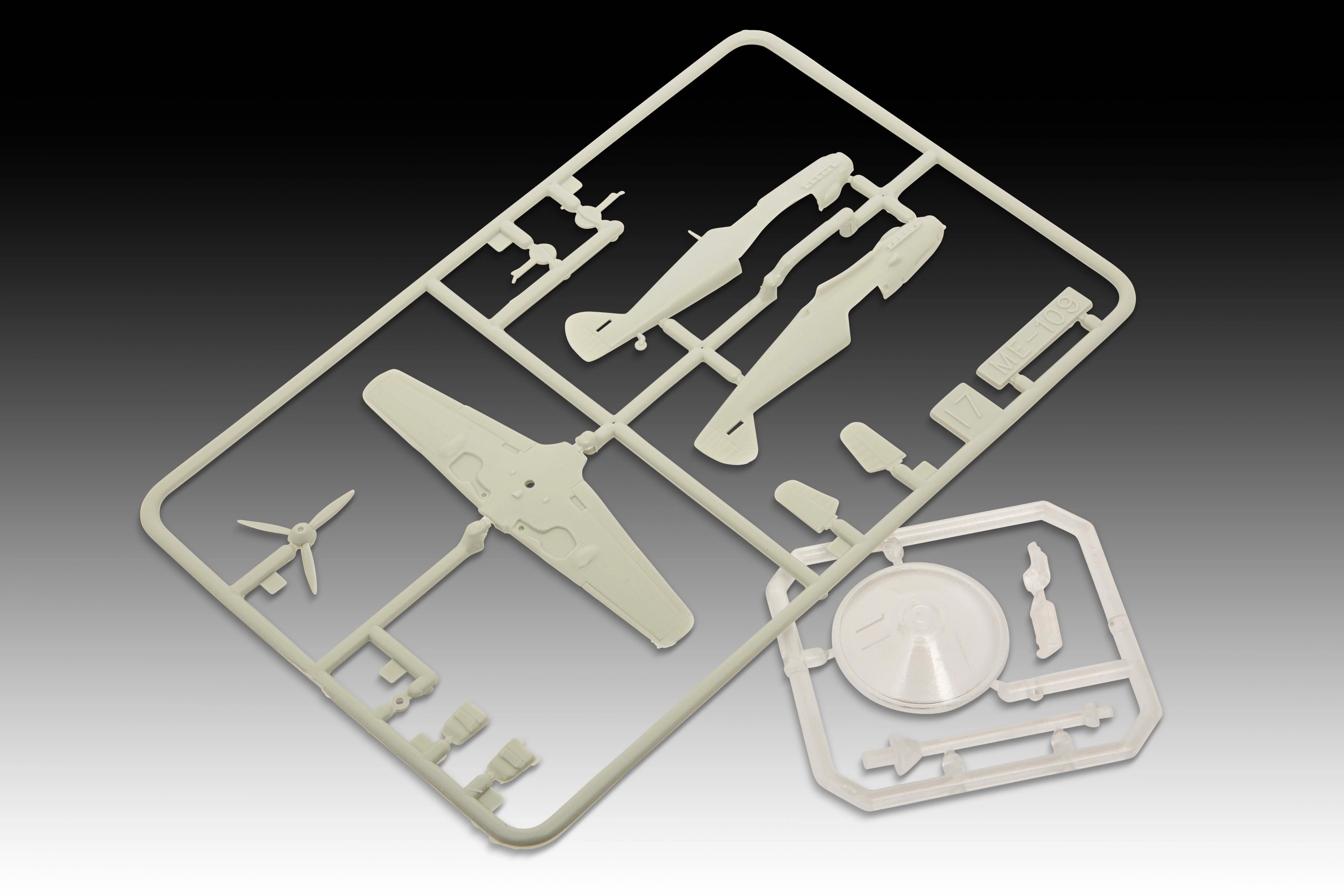 03770 Messerschmitt Bf109E & Junkers Ju87B Stuka Model Kit - Image 11