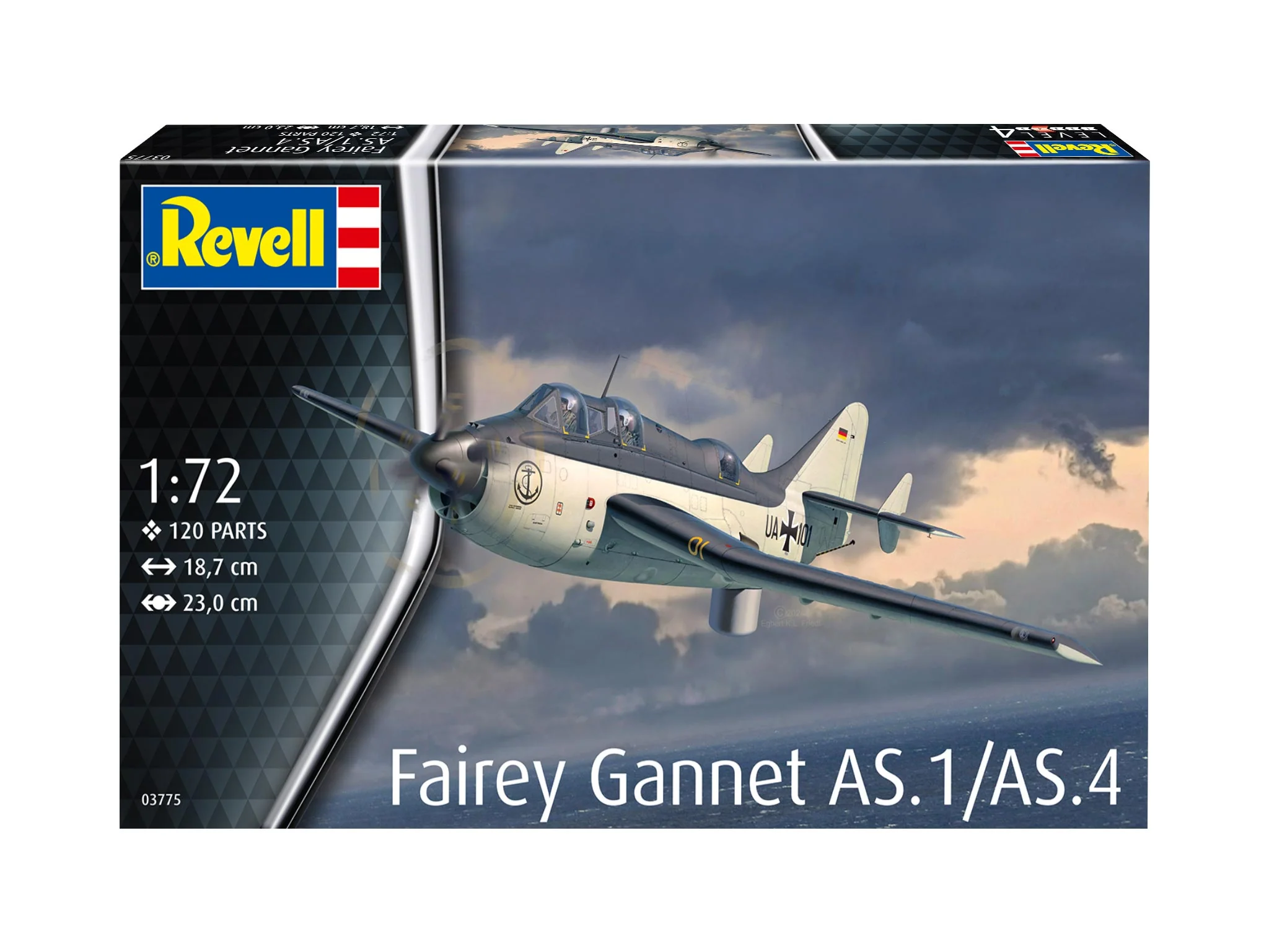 03775 Fairey Gannet AS.1/AS.4 Model Kit - Image 7