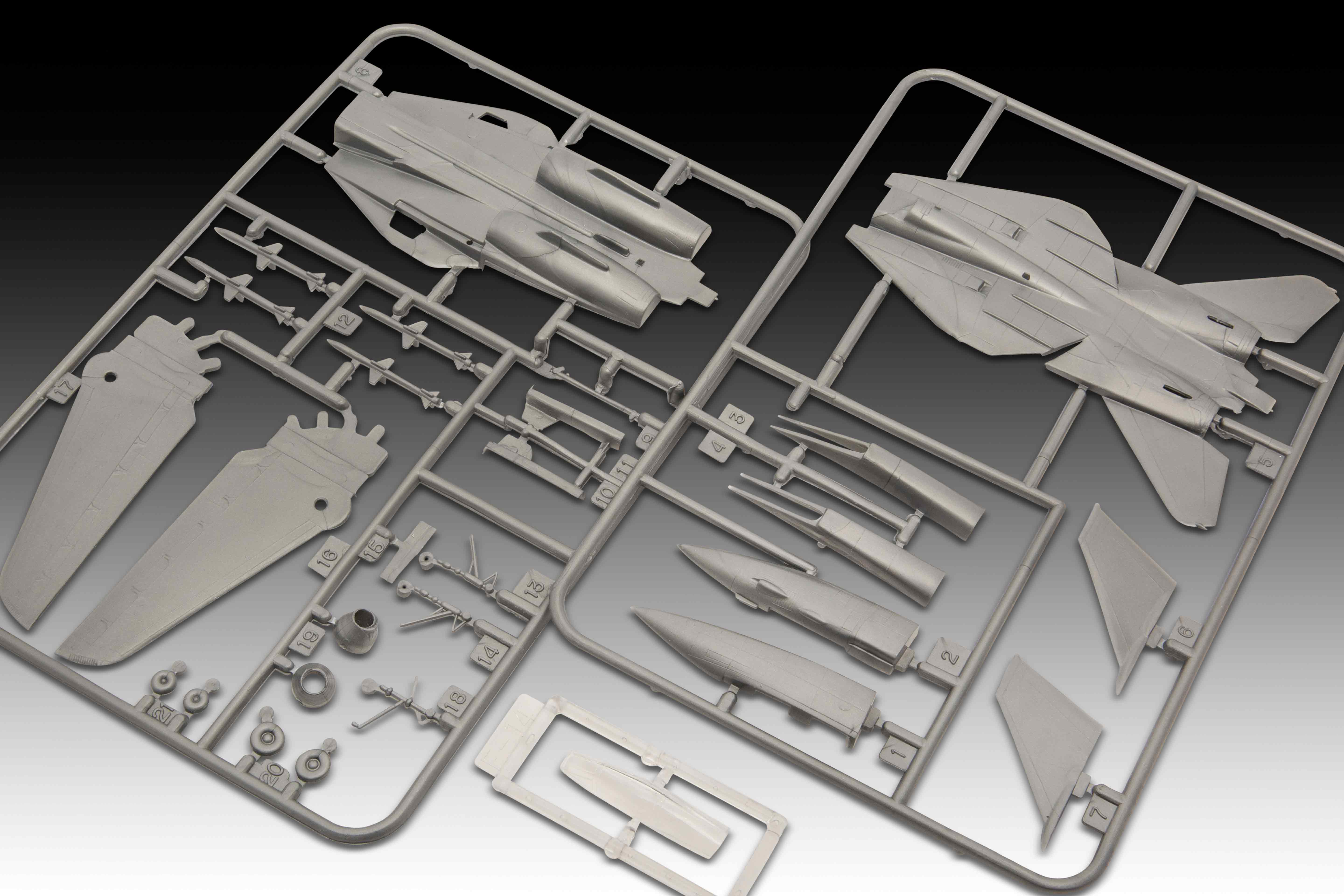 03782 Grumman F-14A Tomcat Model Kit - Image 6