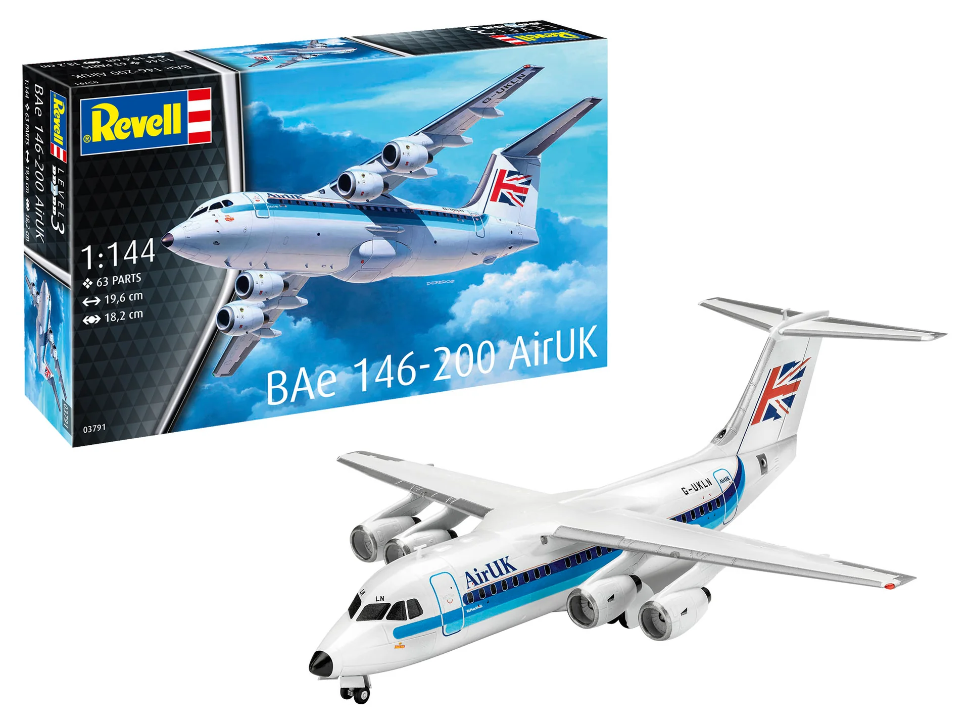 03791 BAe 146 (RJ85) Model Kit - Image 2