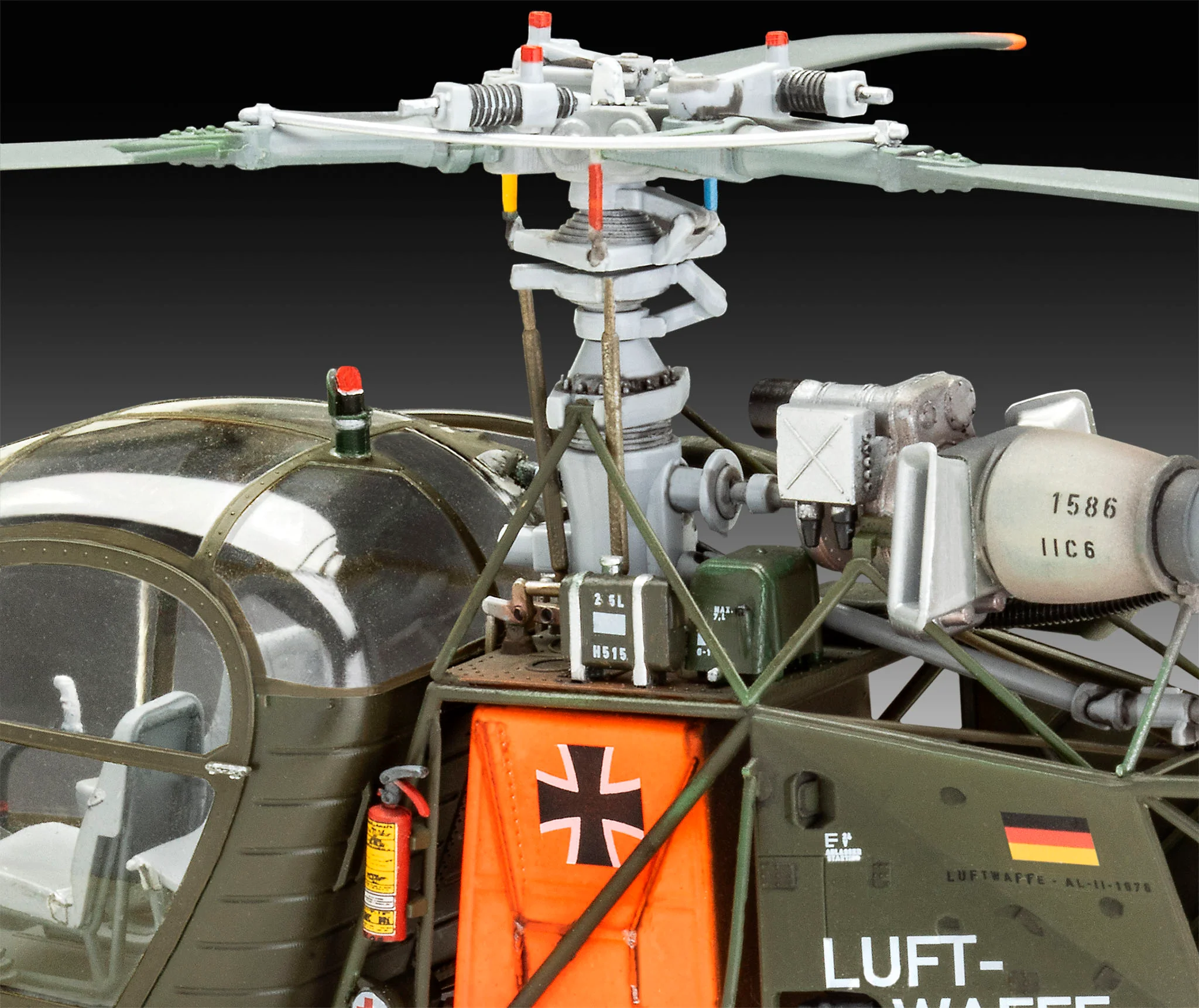 03804 Alouette II Model Kit - Image 5