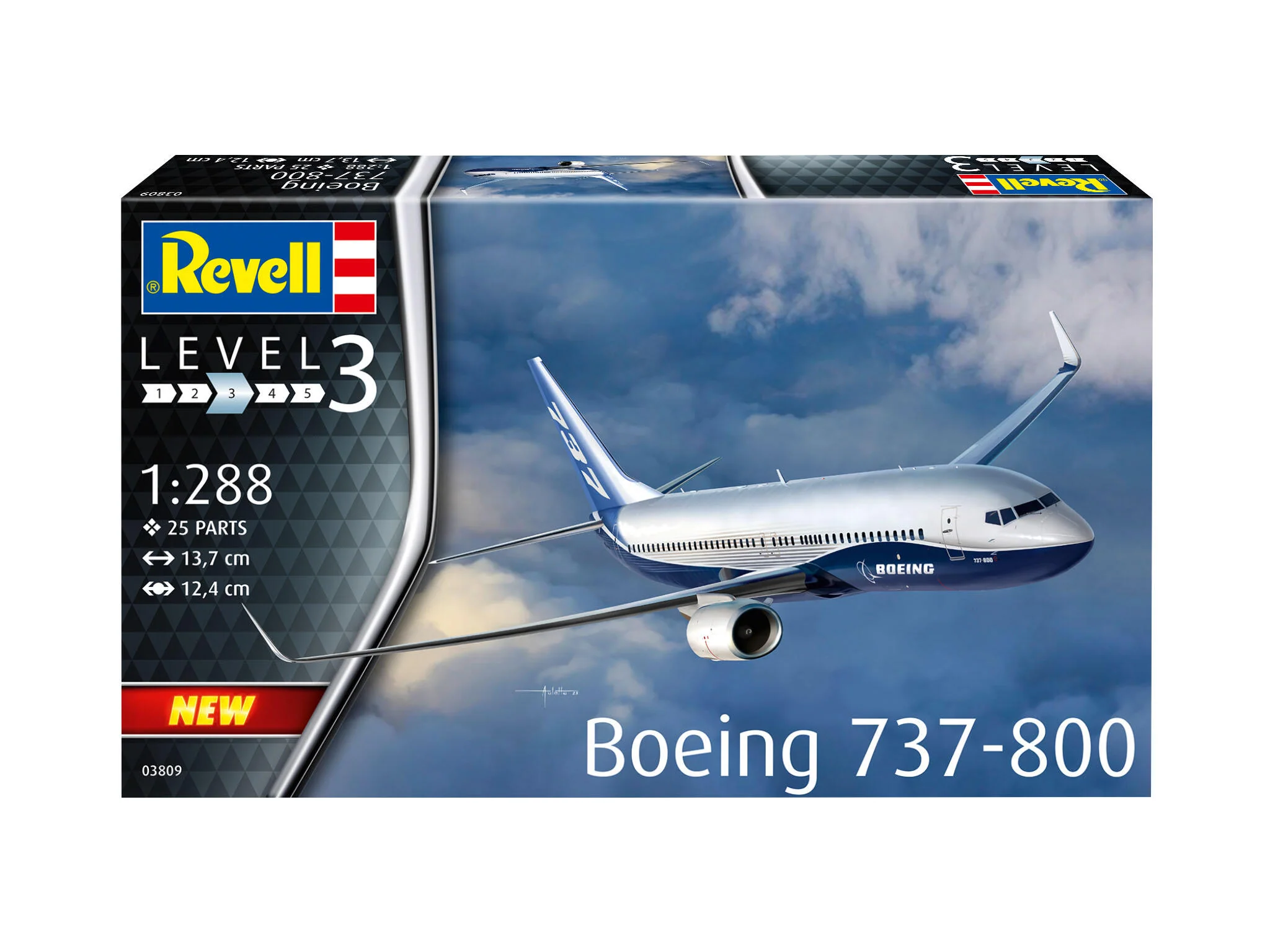 03809 Boeing 737-800 Model Kit - Image 2