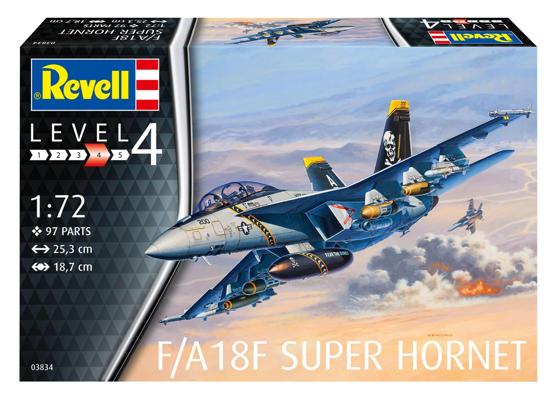 03834 F/A-18F Super Hornet Model Kit - Image 8