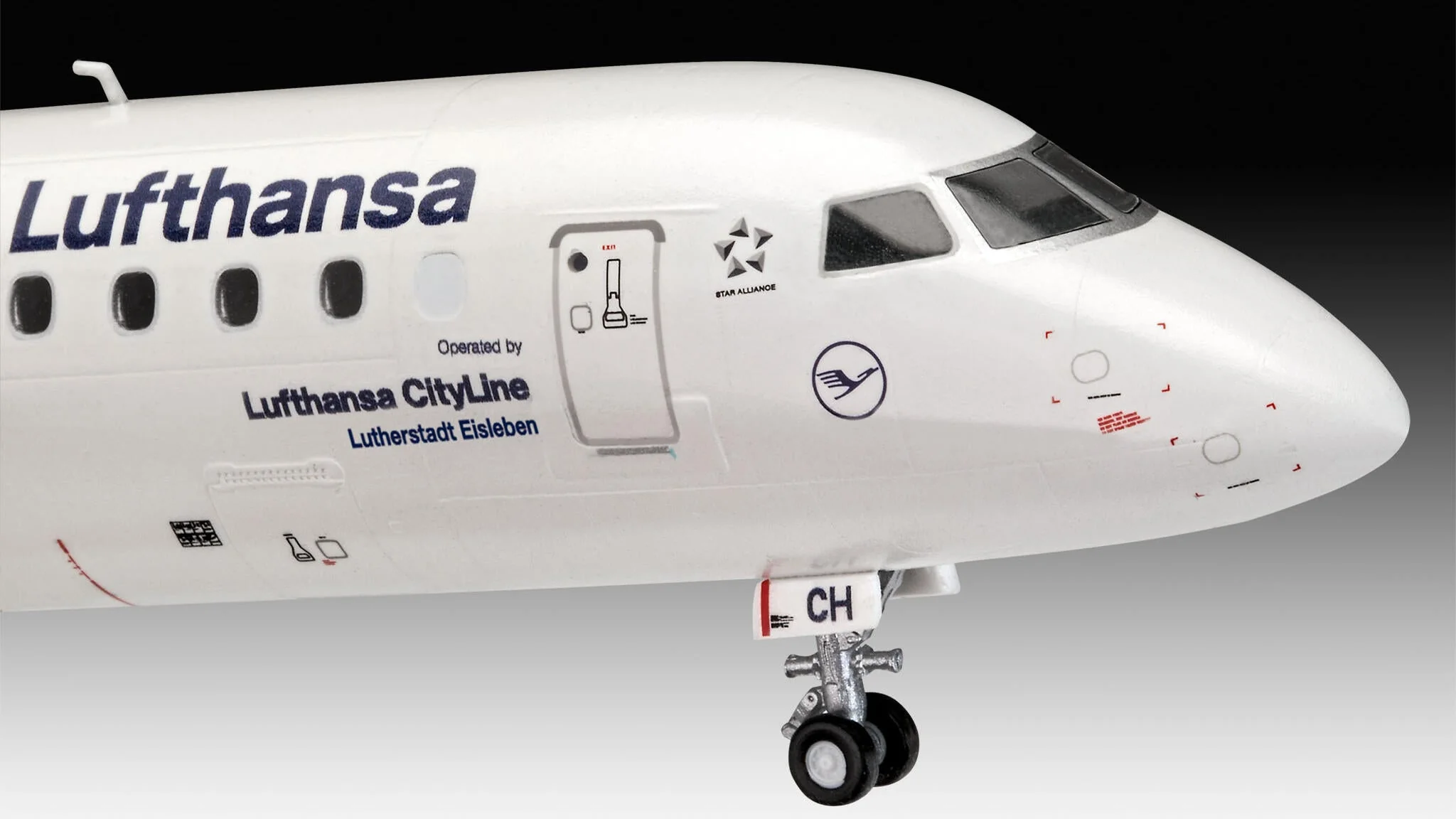 03883 Embraer 190 "Lufthansa" New Livery Model Kit - Image 3