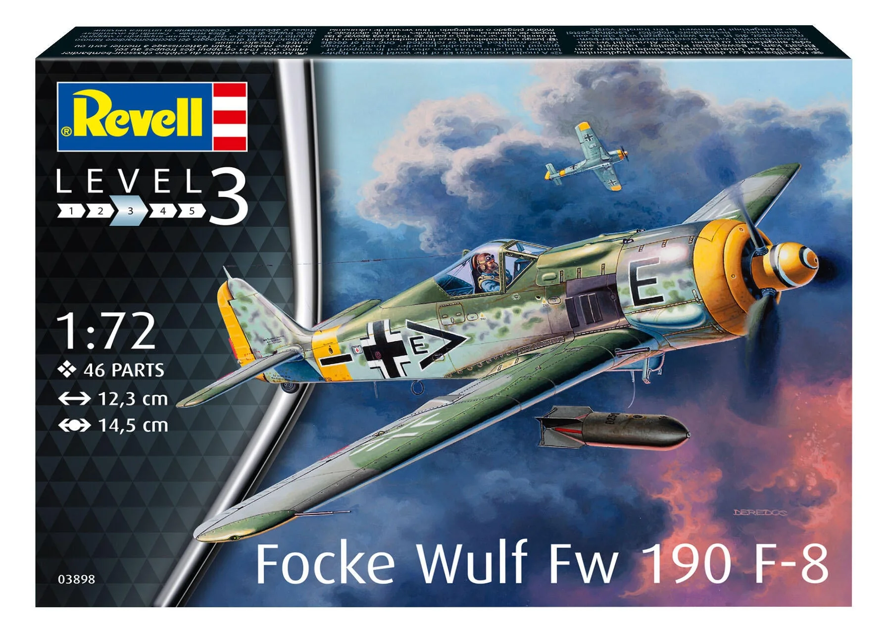 03898 Focke Wulf Fw190 F-8 Model Kit - Image 6