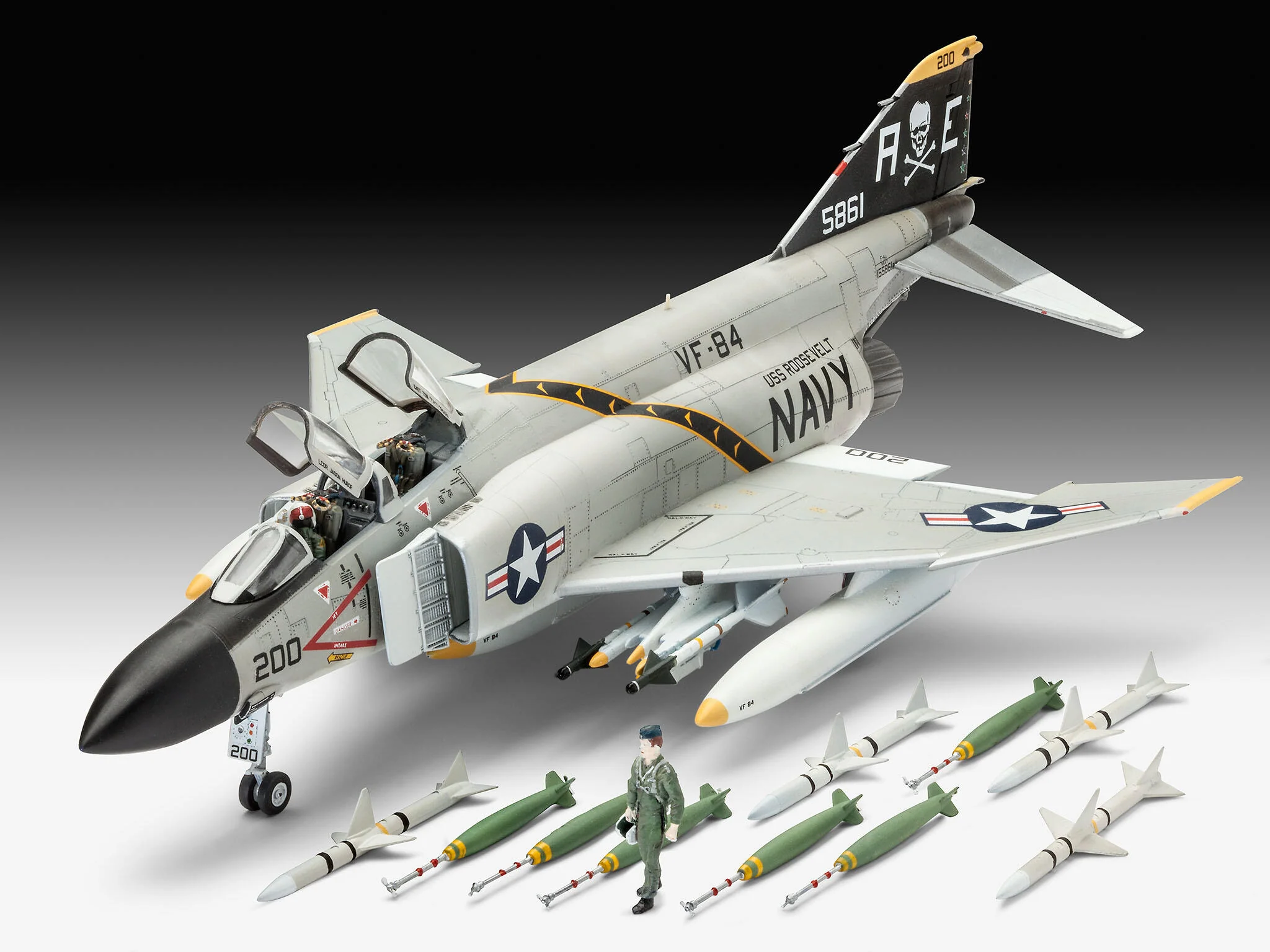 03941 F-4J Phantom II Model Kit - Image 2