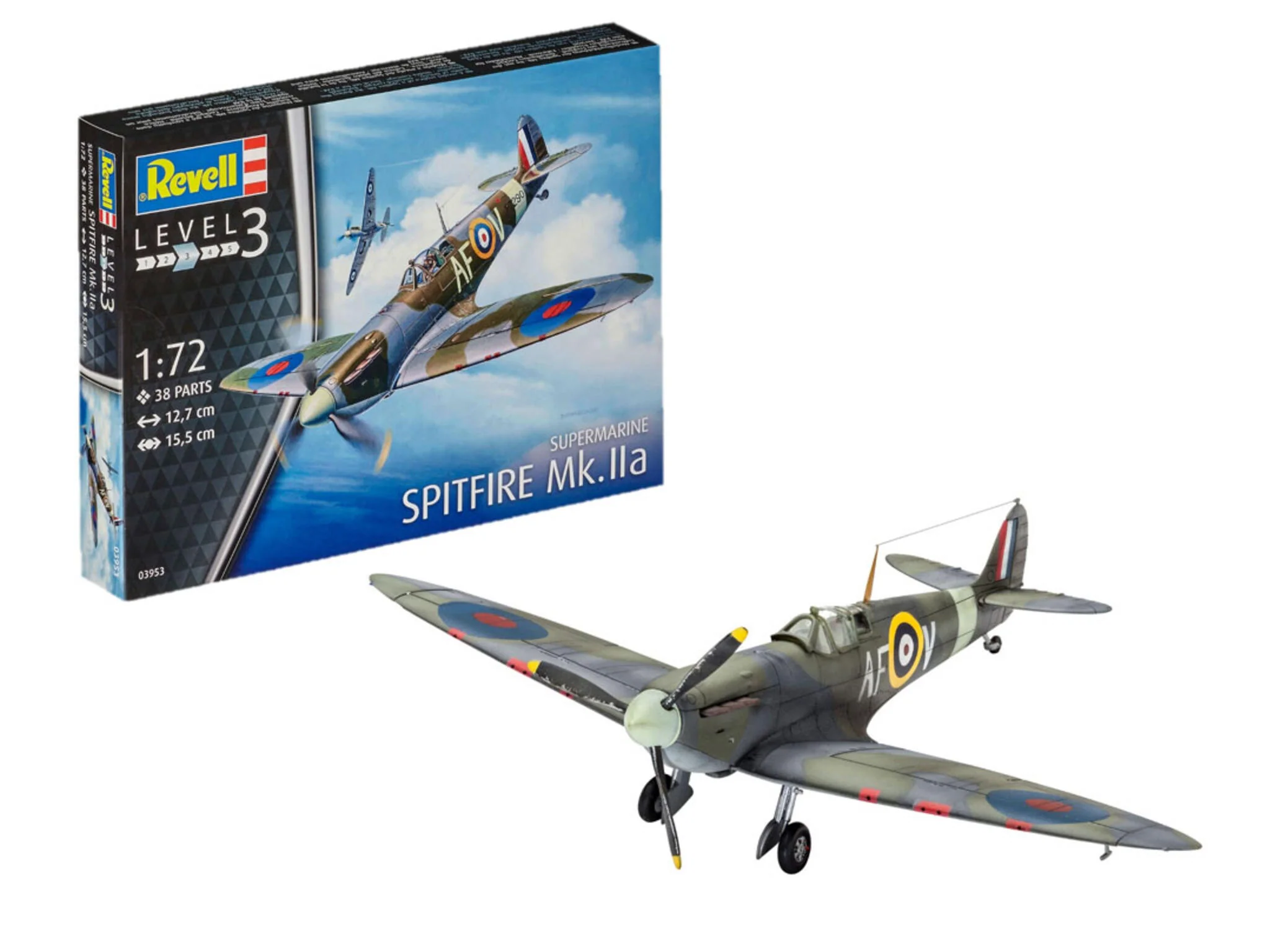 03953 Spitfire Mk.IIa Model Kit