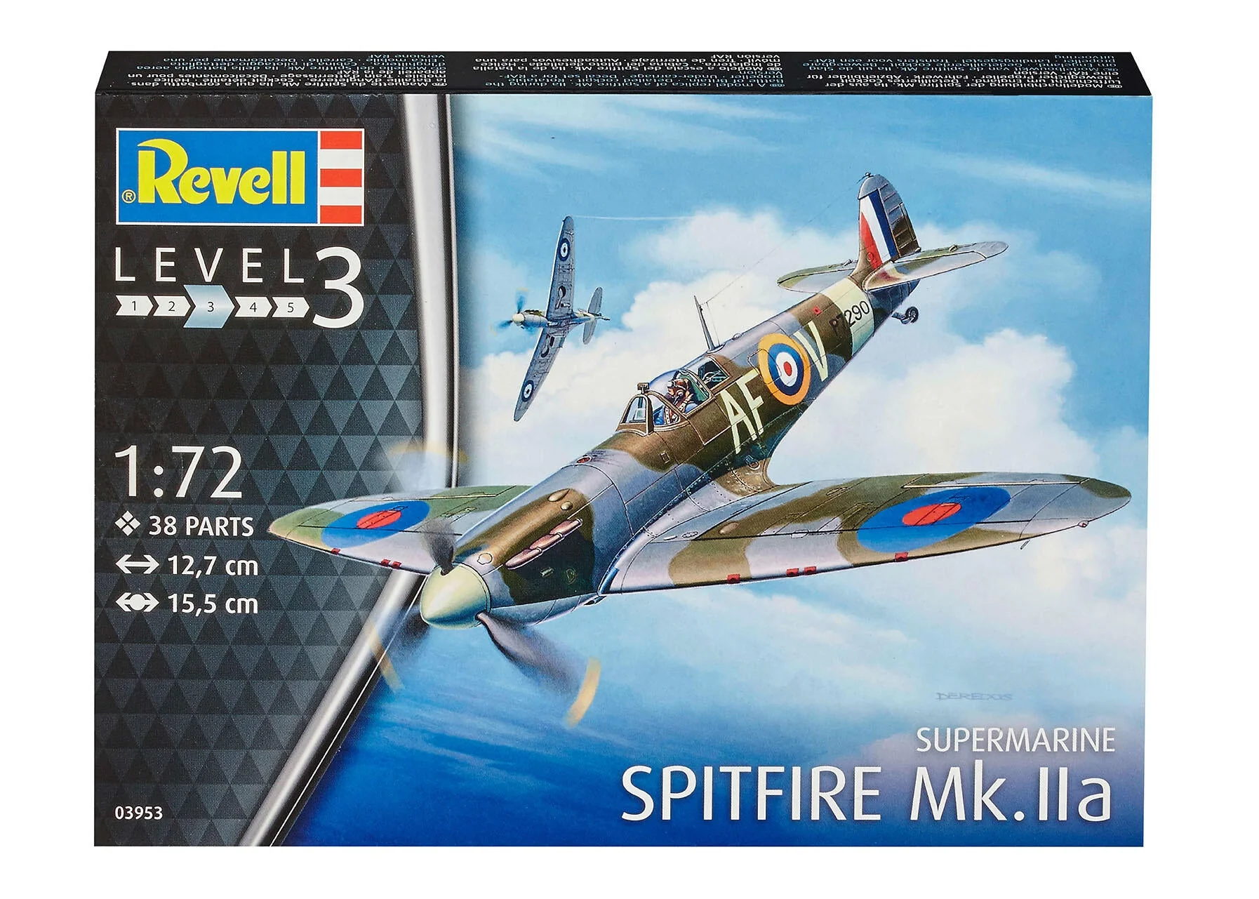 03953 Spitfire Mk.IIa Model Kit - Image 6