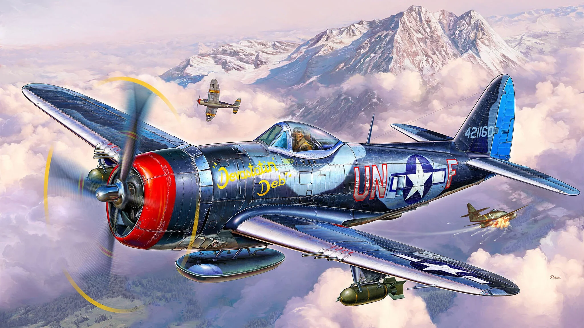 03984 P-47 M Thunderbolt Model Kit - Image 2