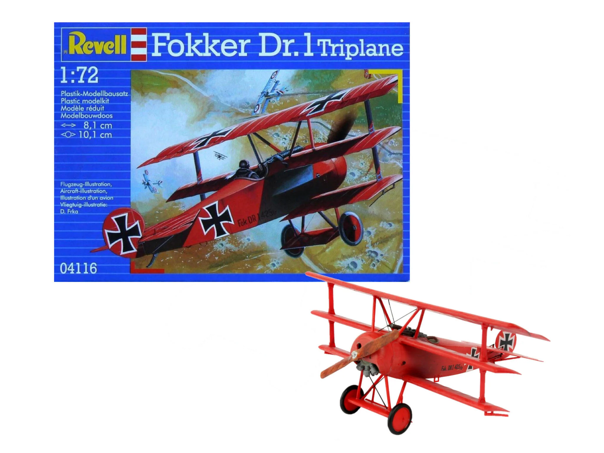 04116 Fokker Dr.1 Triplane Model Kit