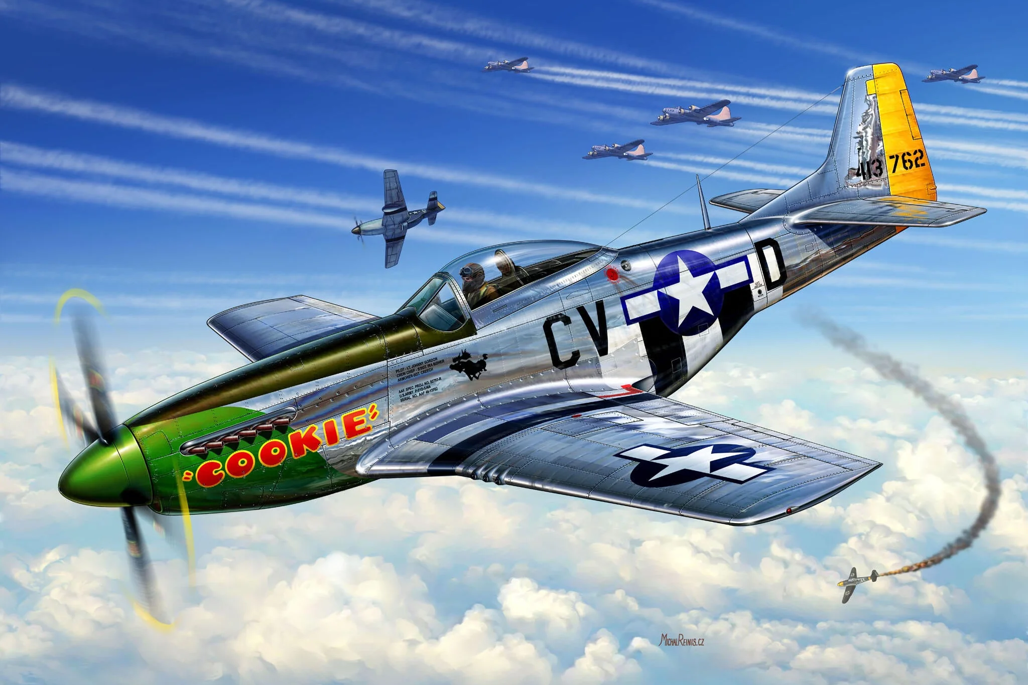 04148 P-51D Mustang Model Kit - Image 8