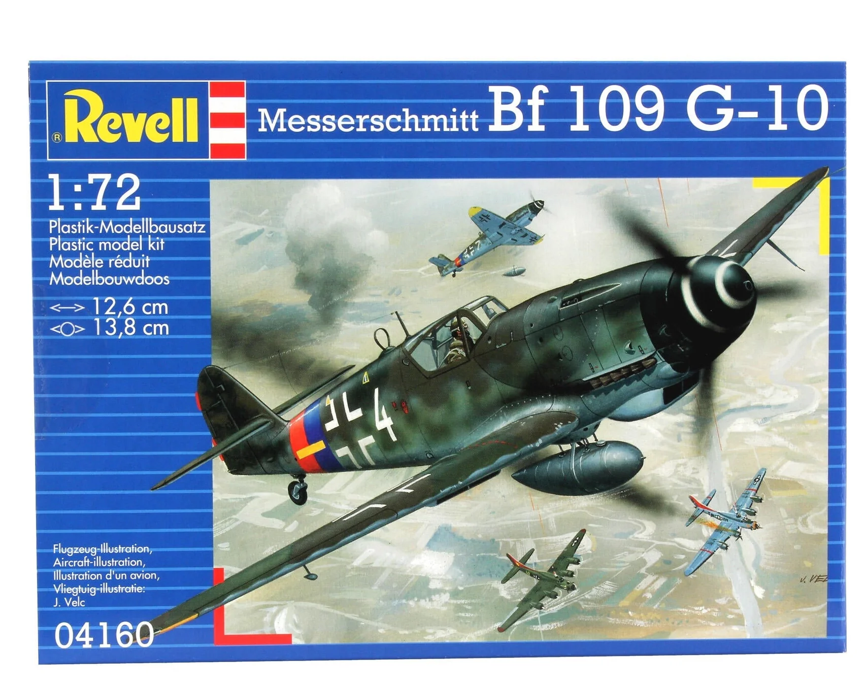 04160 Messerschmitt Bf 109 G-10 Model Kit - Image 3