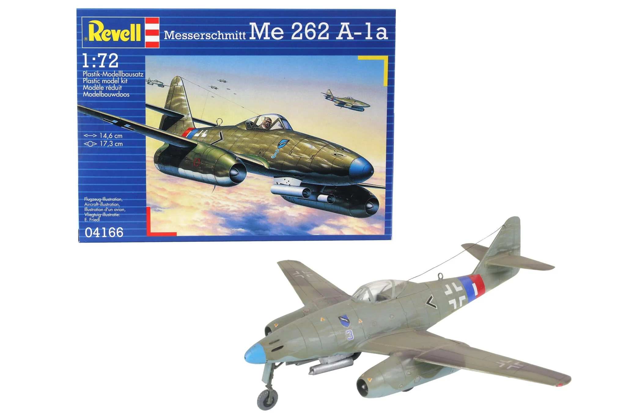 04166 Messerschmitt Me 262 A1a Model Kit