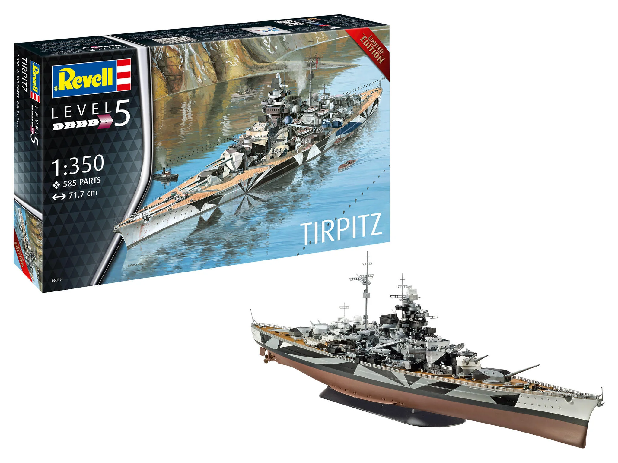 05096 German Battleship "Tirpitz" Model Kit