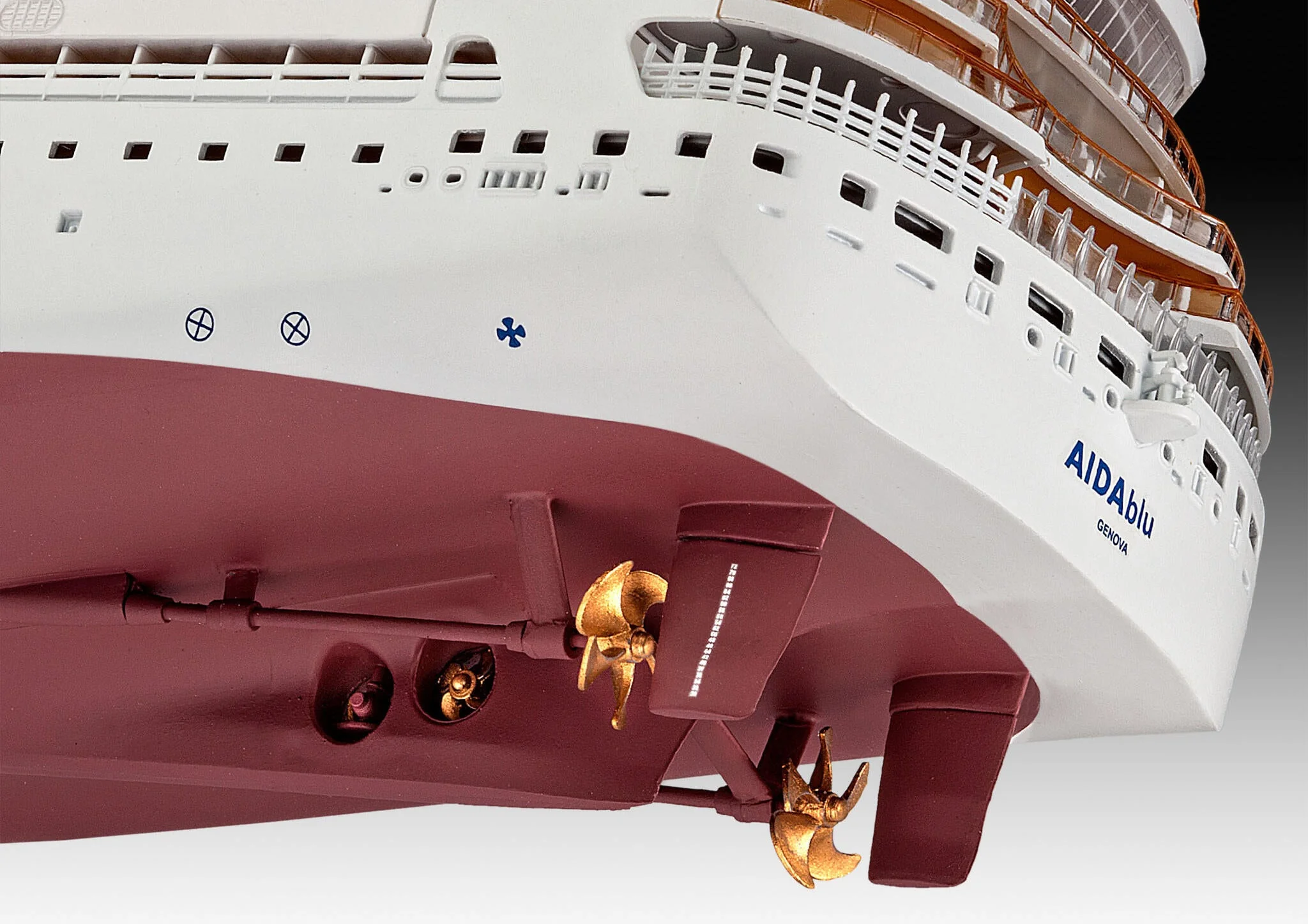 05230 Cruise Ship AIDA (AIDAblu, sol, mar or stella) Model Kit - Image 3