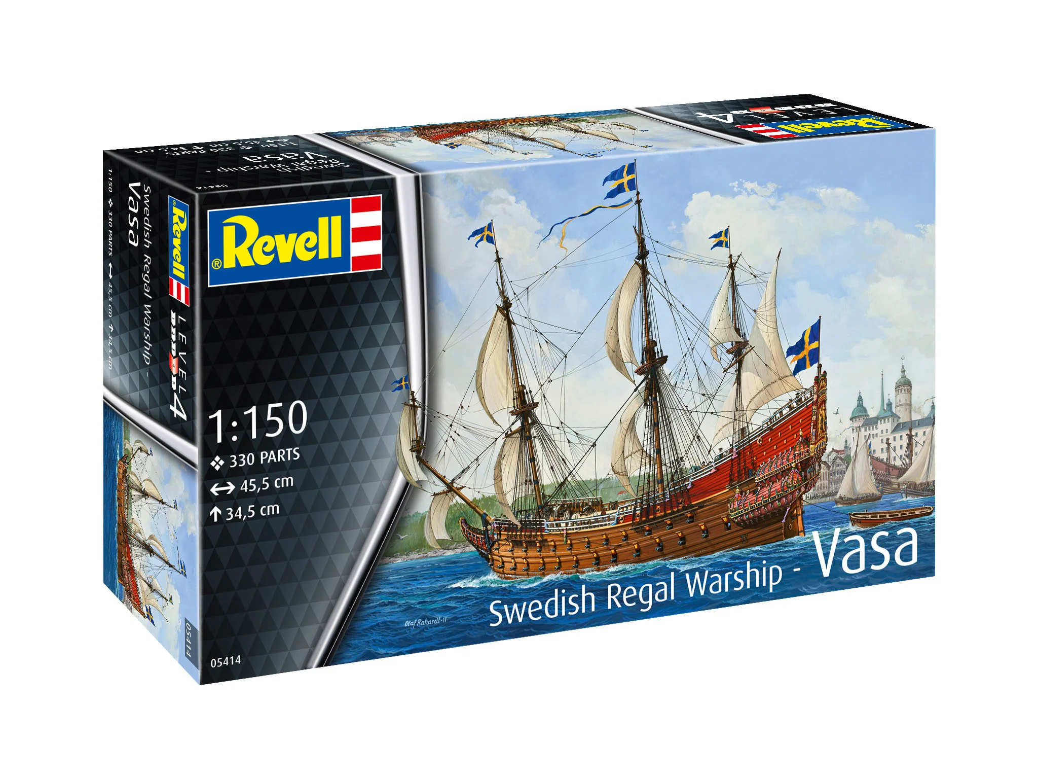 05414 Swedish Regal Warship "Vasa" Model Kit - Image 11