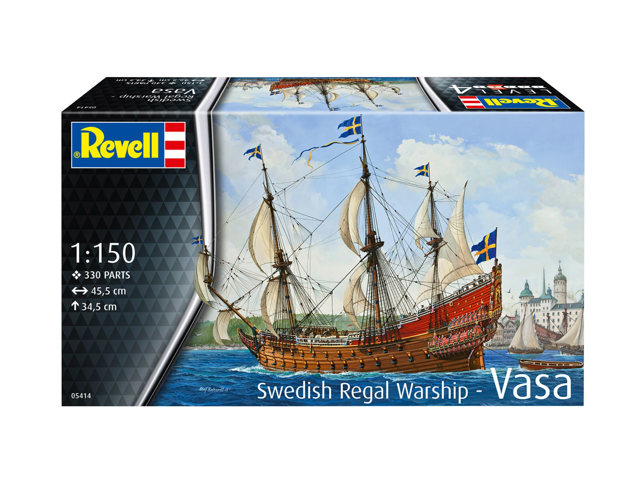 05414 Swedish Regal Warship "Vasa" Model Kit - Image 12