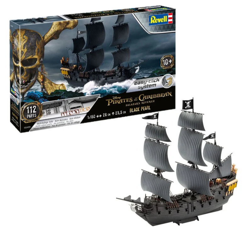 05499 Black Pearl easy-click-system (1:150 Scale) Model Kit