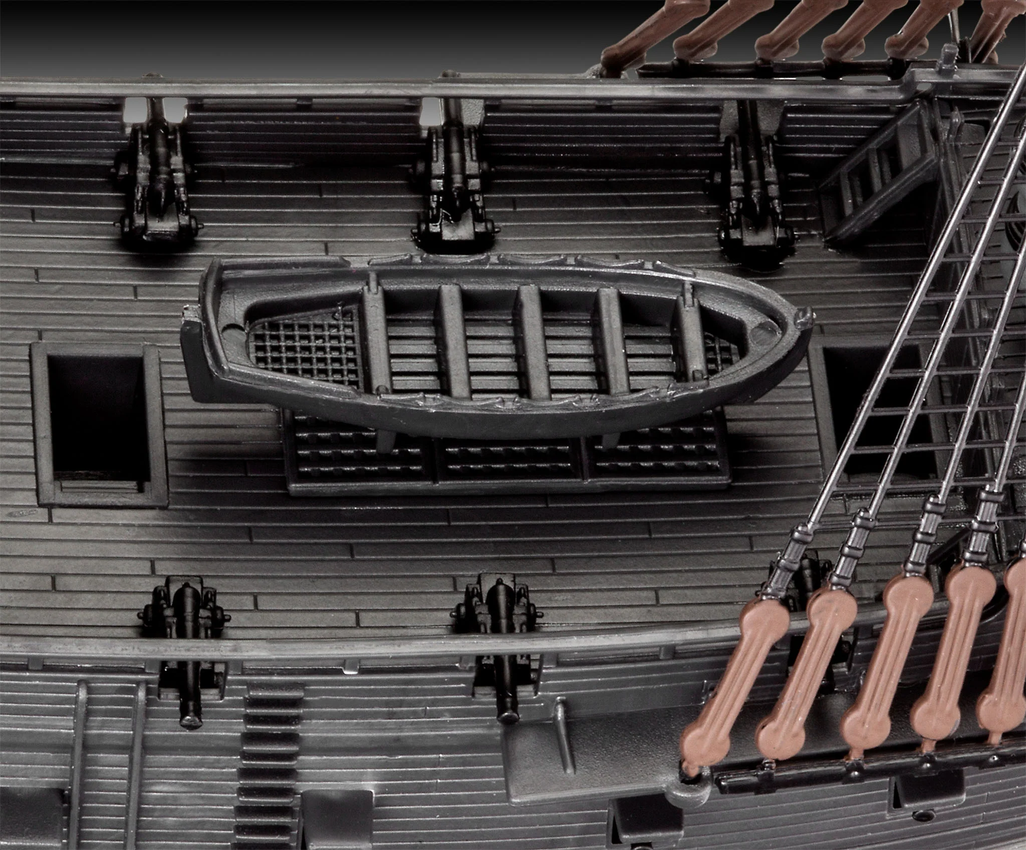 05499 Black Pearl easy-click-system (1:150 Scale) Model Kit - Image 3