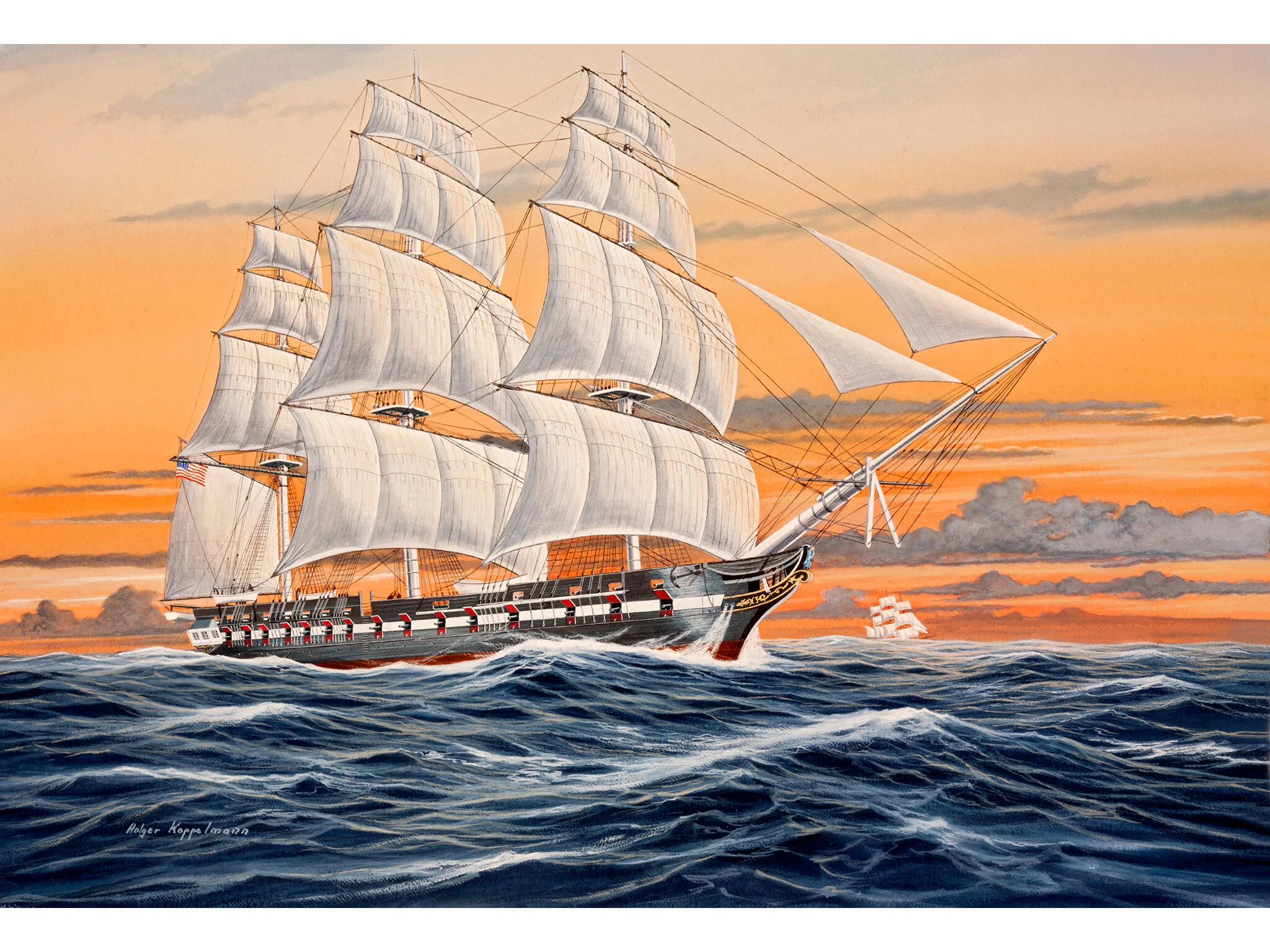 05607 USS Constitution 250 Years US Navy 2025 Model Kit