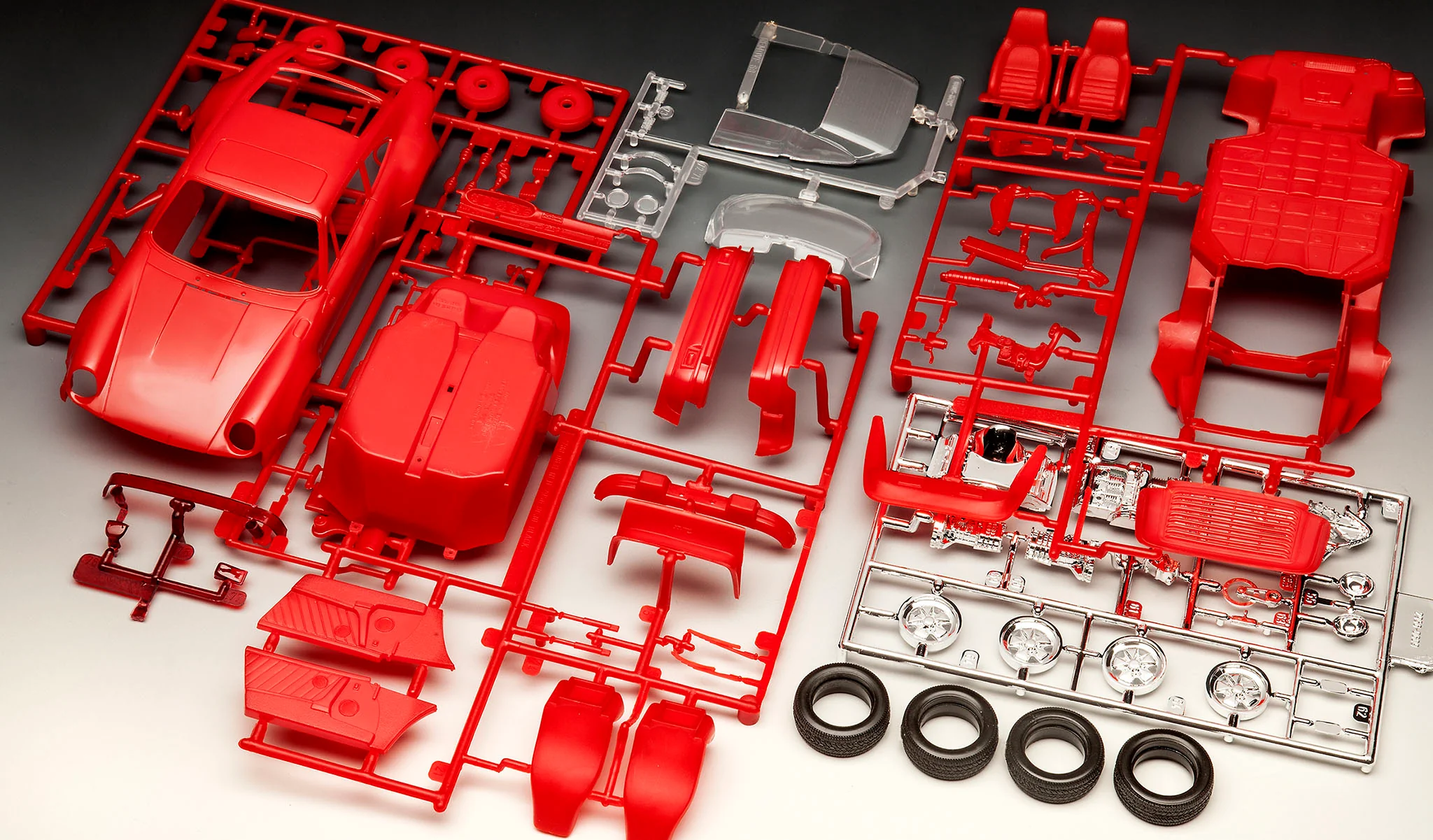 05634 Gift Set Porsche 911 Turbo 50th Anniversary Model Kit - Image 7