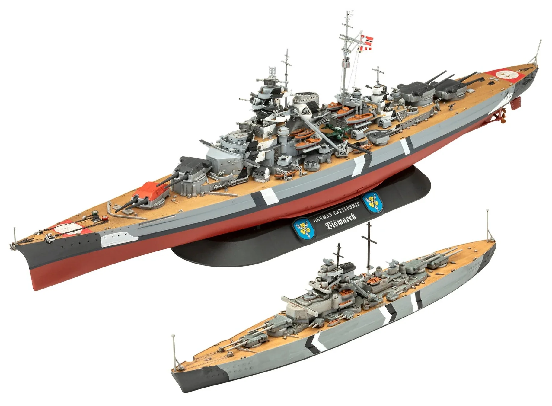 05637 Gift Set The Legendary Bismarck (1:700 & 1:1200) Model Kit