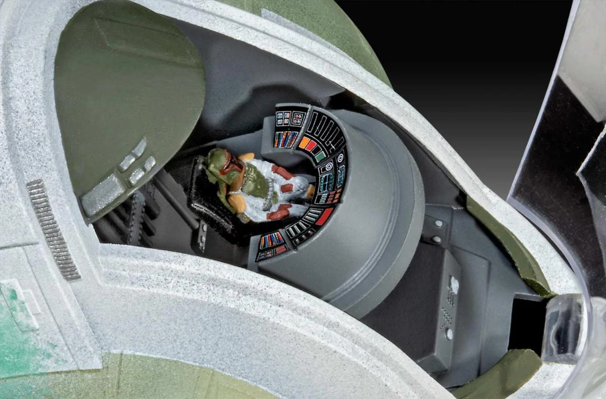 06785 Star Wars The Mandalorian Boba Fett's Starship(1:88 Scale) Model Kit - Image 3
