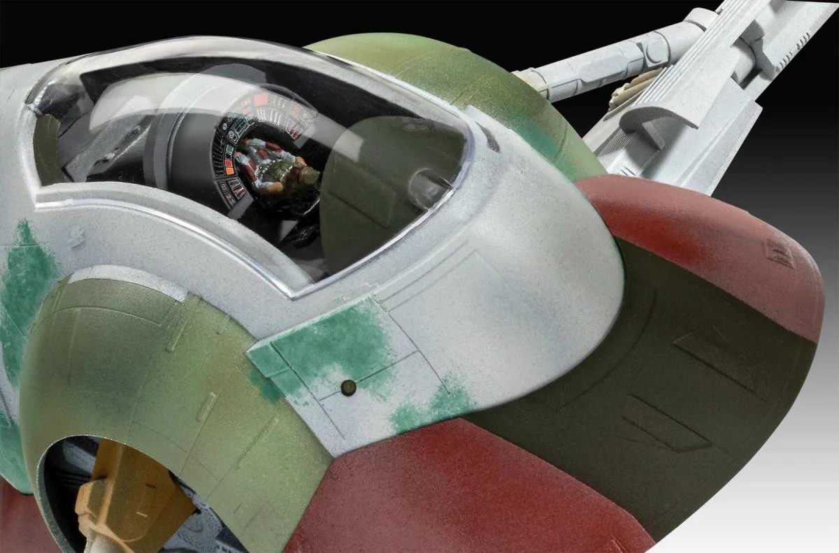 06785 Star Wars The Mandalorian Boba Fett's Starship(1:88 Scale) Model Kit - Image 4