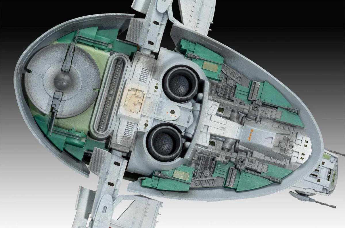 06785 Star Wars The Mandalorian Boba Fett's Starship(1:88 Scale) Model Kit - Image 6