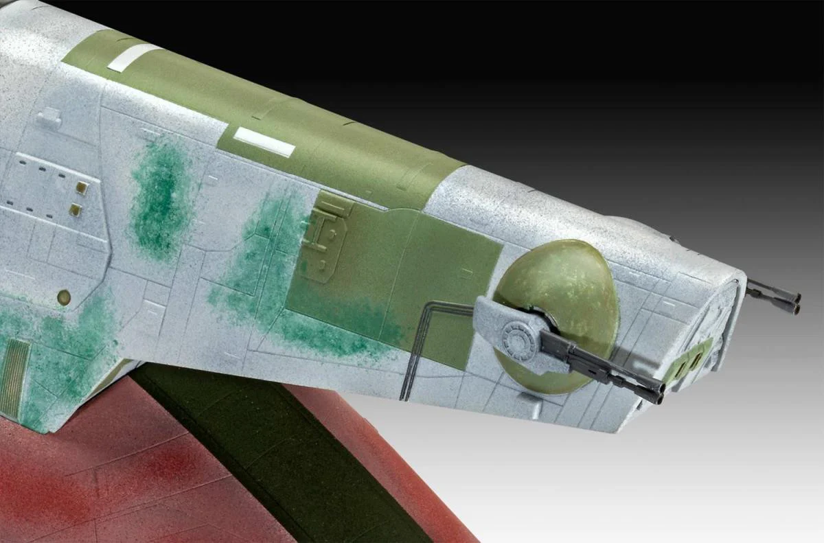 06785 Star Wars The Mandalorian Boba Fett's Starship(1:88 Scale) Model Kit - Image 7