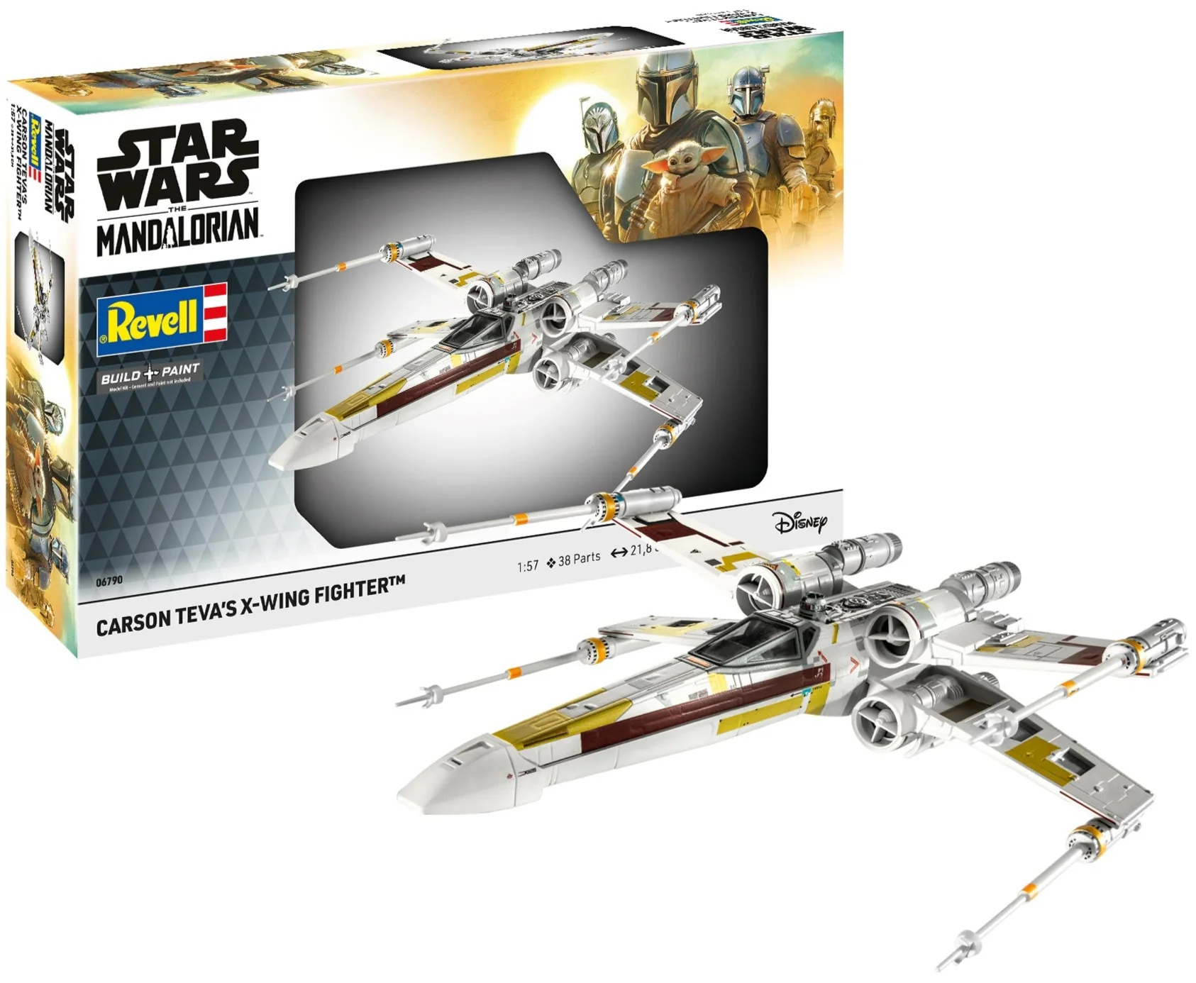 06790 Carson Teva's X-Wing Fighter: The Mandalorian Model Kit