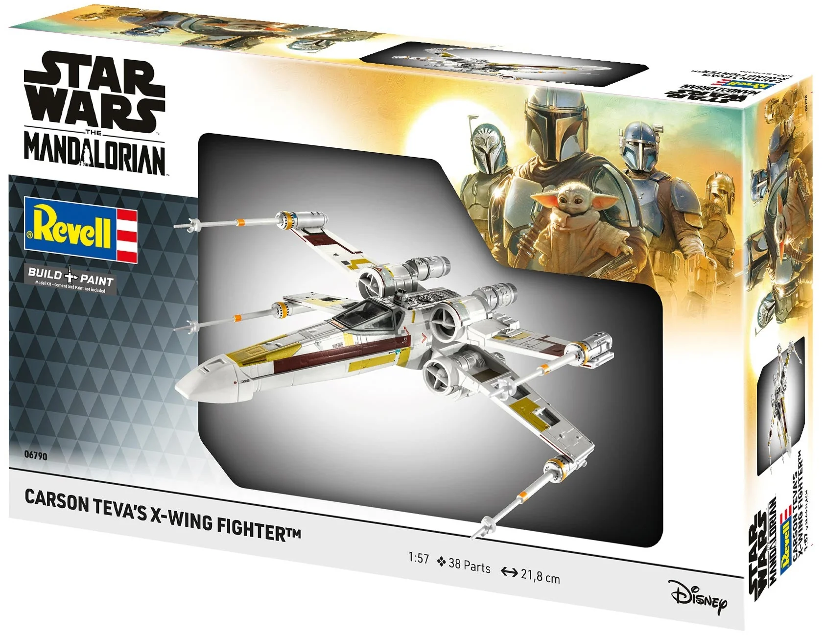 06790 Carson Teva's X-Wing Fighter: The Mandalorian Model Kit - Image 9