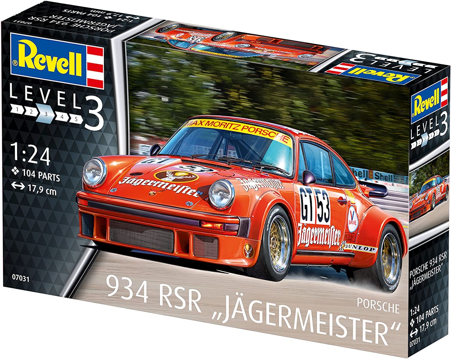 07031 Porsche 934 RSR Jagermeister (1:24 Scale) Model Kit - Image 10