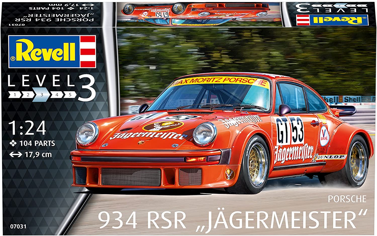 07031 Porsche 934 RSR Jagermeister (1:24 Scale) Model Kit - Image 9