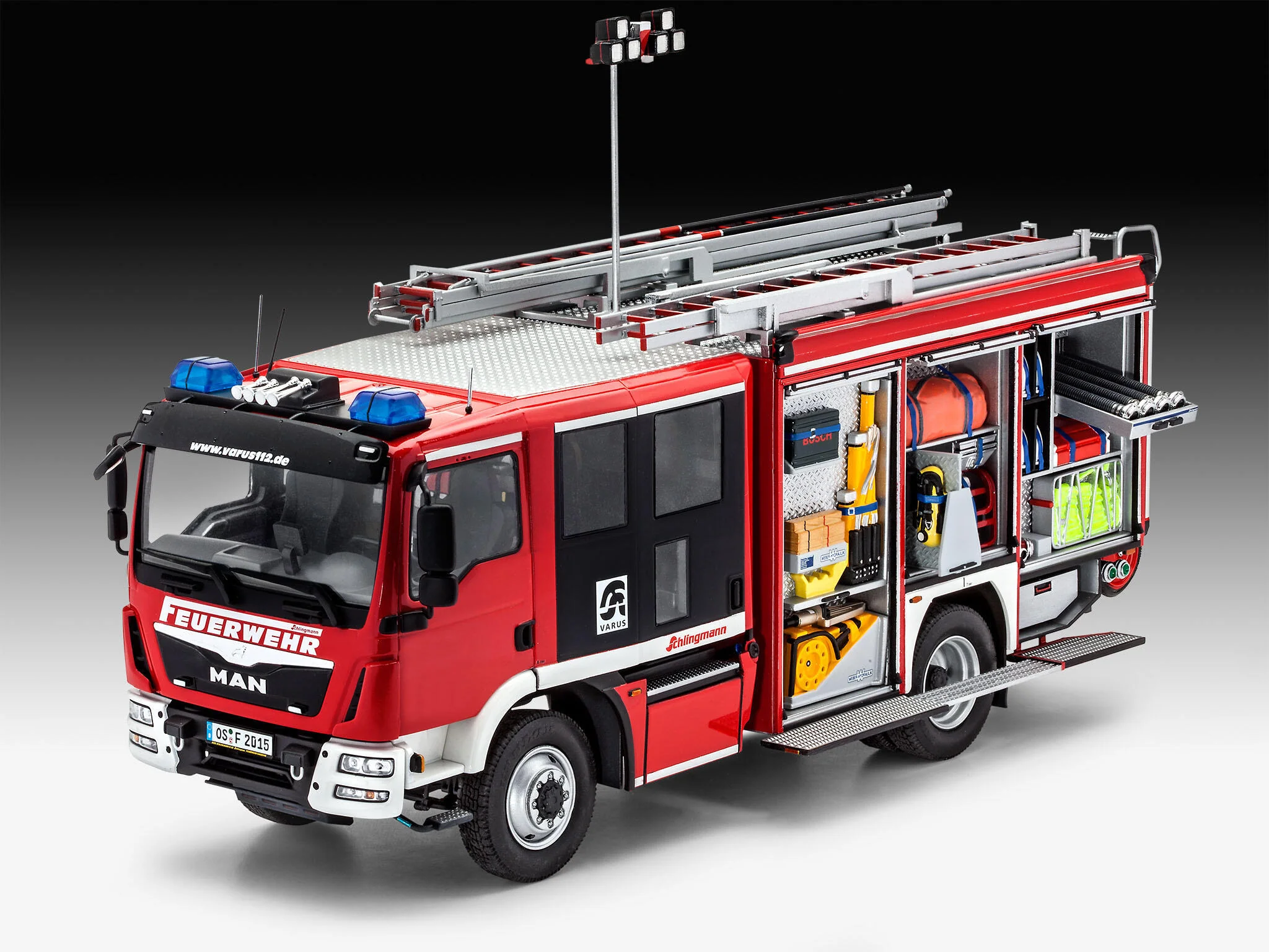 07452 MAN TGM / Schlingmann HLF 20 VARUS 4x4 Model Kit