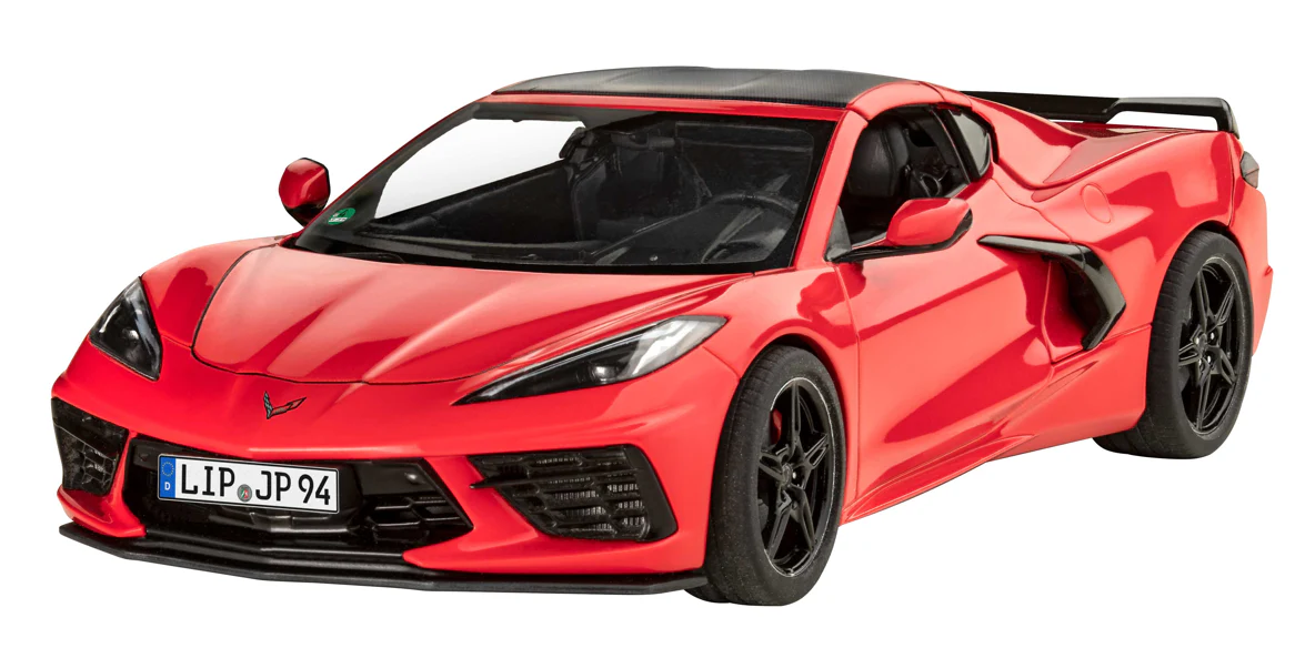 07714 Corvette C8 Coupe (1:24 Scale) Model Kit - Image 2
