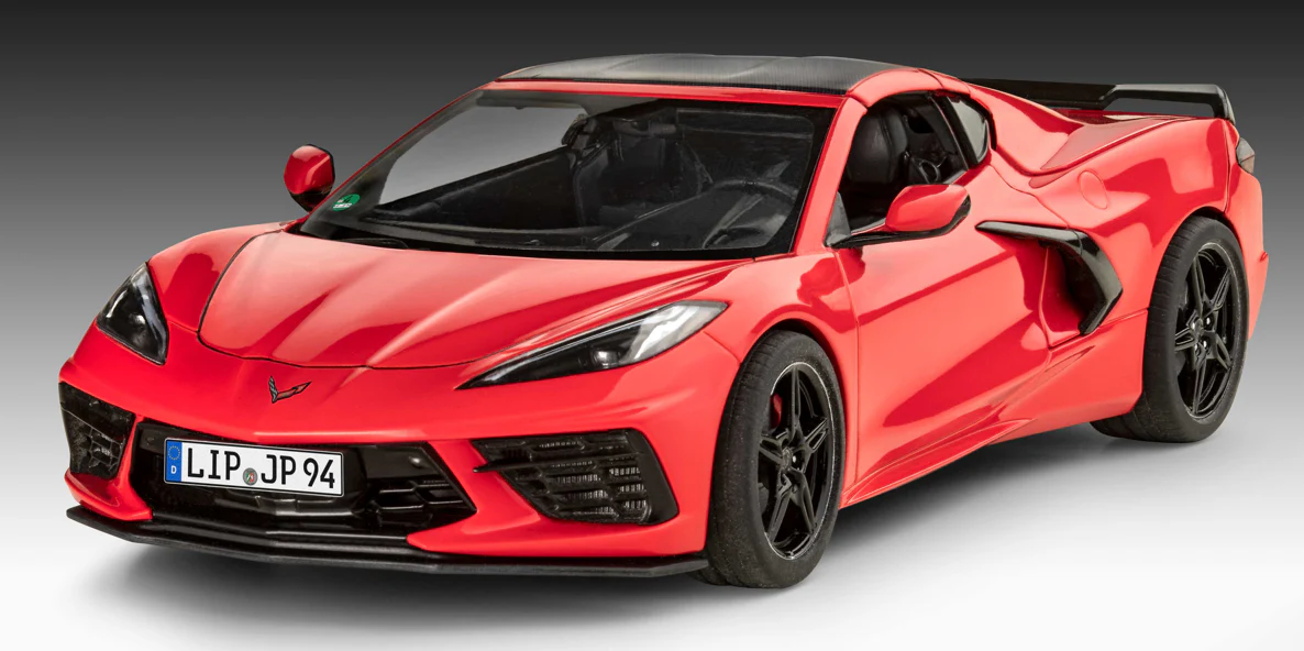 07714 Corvette C8 Coupe (1:24 Scale) Model Kit - Image 3