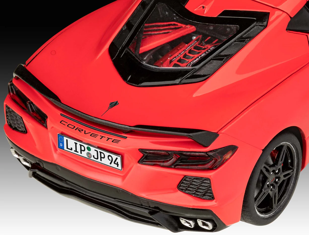 07714 Corvette C8 Coupe (1:24 Scale) Model Kit - Image 6
