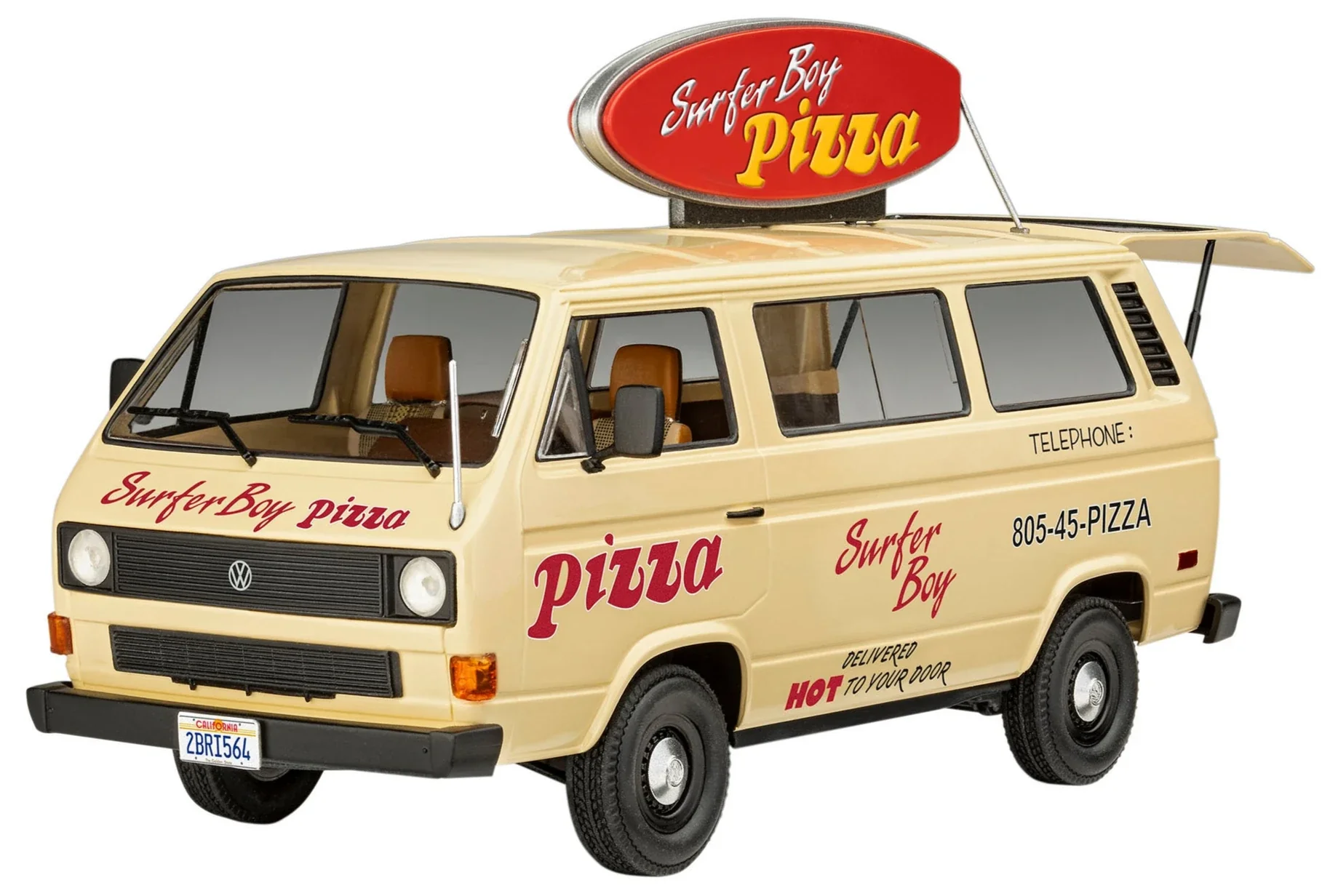 07725 VW T3 Bus "Surfer Boy": Stranger Things Model Kit - Image 3