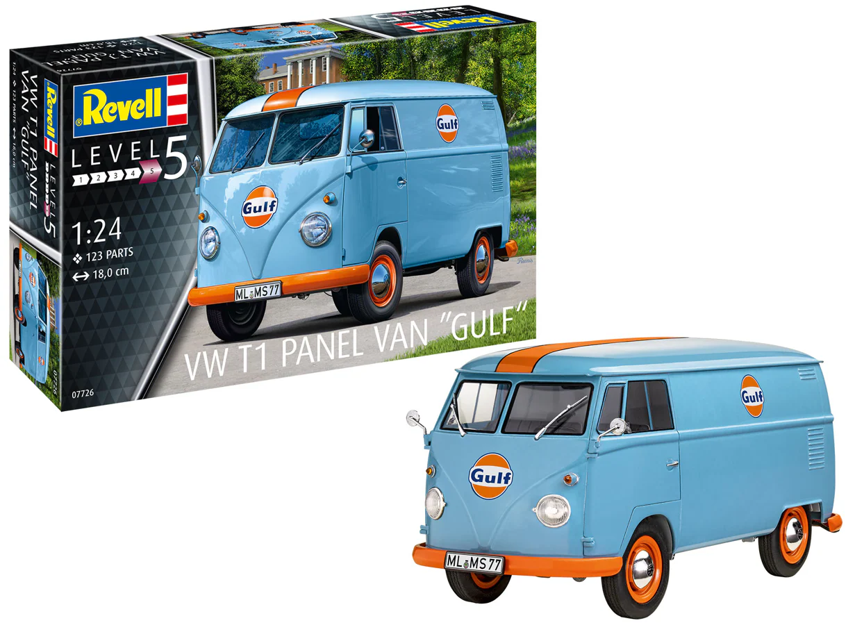07726 VW T1 Panel Van (Gulf Decoration) Model Kit