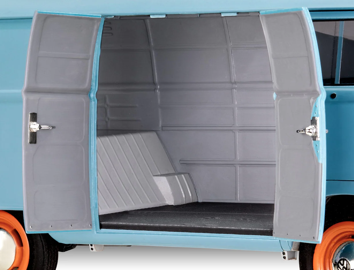 07726 VW T1 Panel Van (Gulf Decoration) Model Kit - Image 5