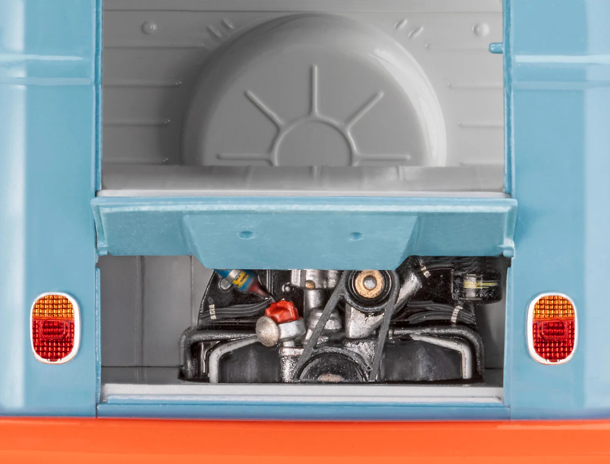 07726 VW T1 Panel Van (Gulf Decoration) Model Kit - Image 6
