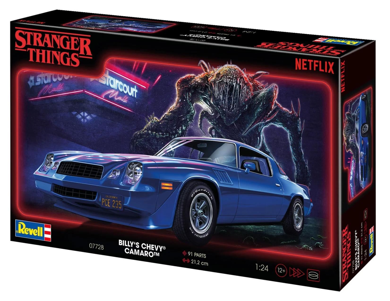 07728 Chevy Camaro Z/28: Stranger Things Model Kit - Image 8