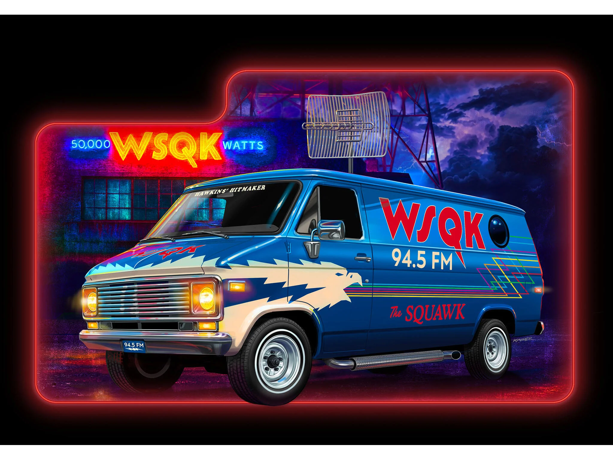 07732 Car "Stranger Things" Model Kit - Image 10