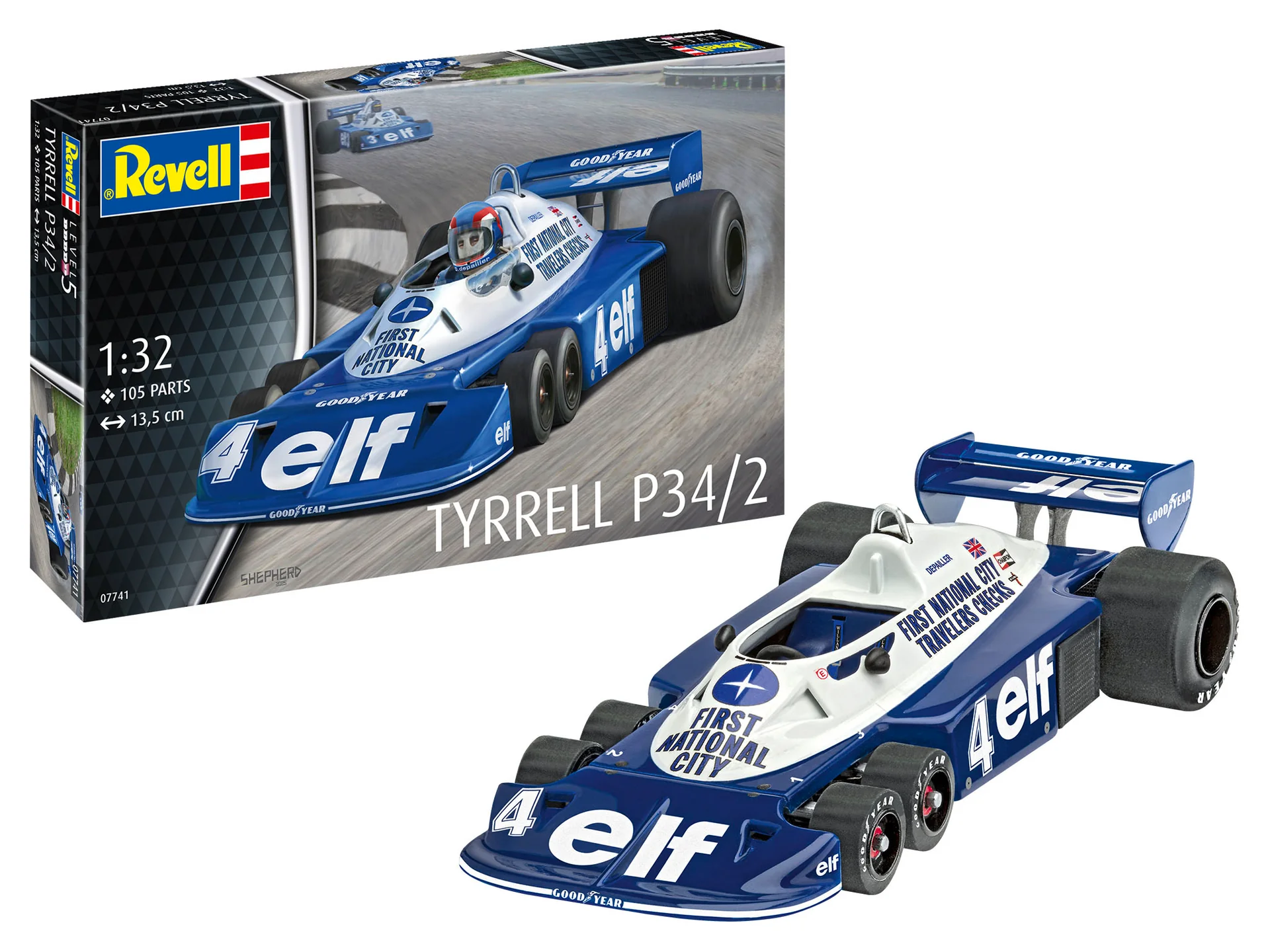 07741 Tyrrel P34-2 6-Wheeler Model Kit - Image 2