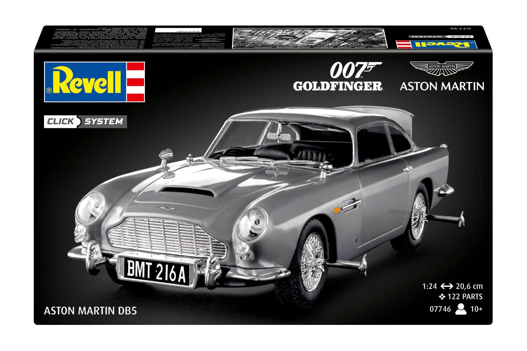 07746 James Bond Aston Martin DB5 (Click System) Model Kit - Image 10
