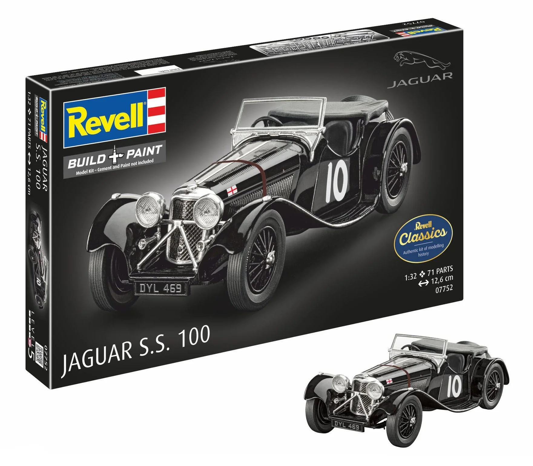 07752 Jaguar SS 100 Model Kit