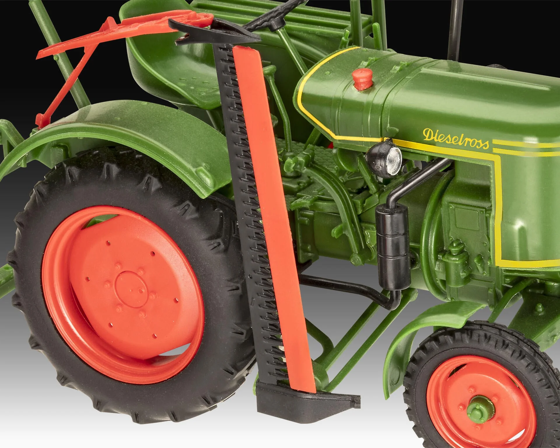 07828 Fendt F20 Dieselroß Tractor (Click System) Model Kit - Image 4